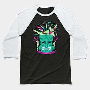 Tiki monster Baseball T-Shirt